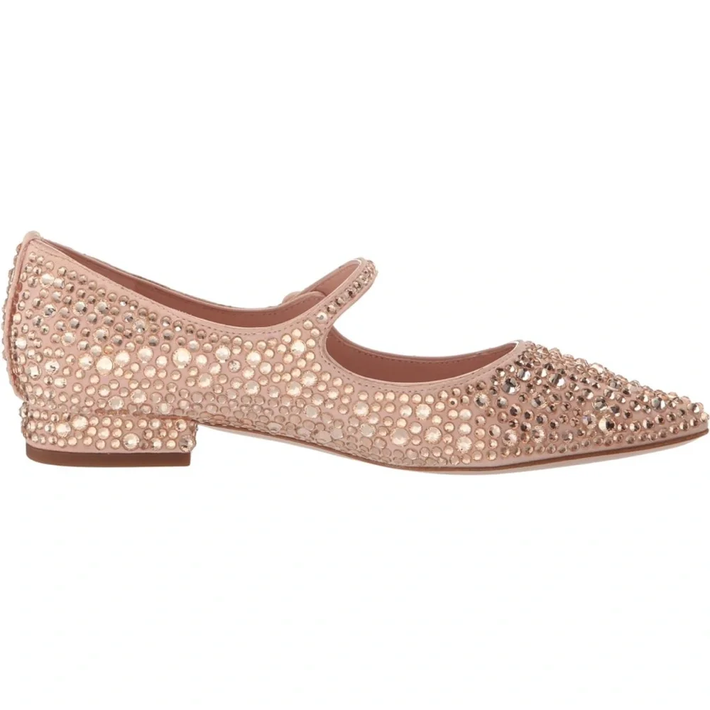 Kate Spade Maya Crystal Flat in Mochi Pink size 9.5 - Picture 8 of 17